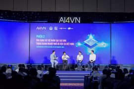 Toàn cảnh tọa đàm "Ứng dụng AI đột phá doanh số bán hàng và Marketing." (Ảnh: Minh Sơn/Vietnam+)