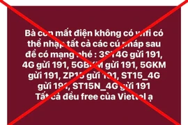 Cảnh báo thông tin giả mạo về các cú pháp khôi phục mạng Viettel khi mất wifi