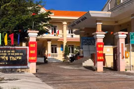 Trụ sở Ủy ban Nhân dân xã Tiến Thành. (Nguồn: Pháp luật)