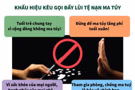 [Infographics] Chung tay đẩy lùi tội phạm và tệ nạn ma túy