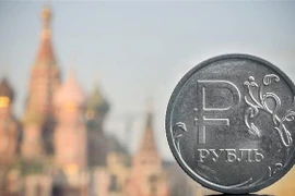 Đồng ruble của Nga. (Ảnh: AFP/TTXVN)