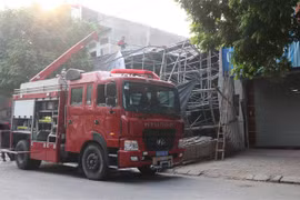 Hiện trường vụ tai nạn. (Ảnh: Thái Hùng/TTXVN)