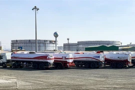 Một cơ sở lọc dầu tại Jeddah (Saudi Arabia). (Ảnh: AFP/TTXVN)