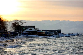 Động đất xảy ra ở phía Đông của Hồ Baikal.(Ảnh: The Siberian Times)