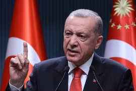 Tổng thống Thổ Nhĩ Kỳ Tayyip Erdogan. (Ảnh: AFP/TTXVN)