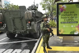 Binh sỹ Colombia. (Ảnh: AFP/TTXVN)