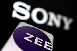 Logo của Zee Entertainment và Sony. (Ảnh: Reuters)