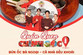 Phần giới thiệu quán "Bún ốc Bà ngoại" trên Fanpage VTV3. 