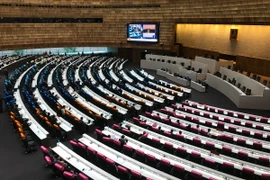 Toàn cảnh một phiên họp Quốc hội Thái Lan ở Bangkok. (Ảnh: AFP/TTXVN)