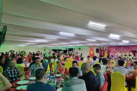 Chương trình Xuân quê hương Giáp Thìn 2024 tổ chức tối 28/1. (Ảnh: TTXVN phát)