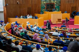 Quang cảnh một phiên họp Quốc hội Senegal tại Dakar. (Ảnh: AFP/TTXVN)
