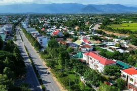 Thị trấn Tân Sơn (Ninh Thuận) phát triển đô thị theo hướng tăng trưởng xanh, thông minh. (Ảnh: Nguyễn Thành/TTXVN)