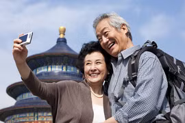 Khách du lịch cao tuổi Trung Quốc. (Ảnh minh họa. Nguồn: CFP)