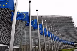 Trụ sở Liên minh châu Âu tại Brussels, Bỉ. (Ảnh: AFP/TTXVN)
