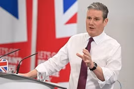 Lãnh đạo Công đảng Anh Keir Starmer. (Ảnh: Getty Images/TTXVN)