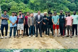 Các công dân Ấn Độ được giải cứu khỏi các trung tâm lừa đảo việc làm ở khu vực Tam giác Vàng. (Nguồn: financialexpress)