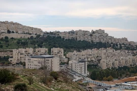 Quang cảnh Khu định cư Har Homa của Israel tại Đông Jerusalem. (Ảnh: AFP/TTXVN)