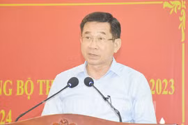 Chủ nhiệm Ủy ban Kiểm tra Thành ủy Thành phố Hồ Chí Minh Dương Ngọc Hải phát biểu tại Hội nghị. (Ảnh: Trang tin Điện tử Đảng bộ Thành phố Hồ Chí Minh)
