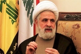 Ông Naim Qassem, thủ lĩnh phong trào Hezbollah tại Liban. (Ảnh: IRNA/TTXVN)