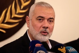 Thủ lĩnh phong trào Hồi giáo Hamas Ismail Haniyeh. (Ảnh: AFP/TTXVN)