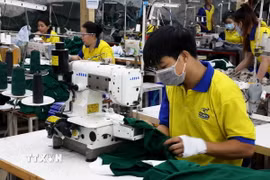 May hàng xuất khẩu. (Nguồn: TTXVN)
