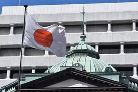 Trụ sở Ngân hàng trung ương Nhật Bản (BoJ) ở Tokyo, Nhật Bản. (Ảnh: AFP/TTXVN)