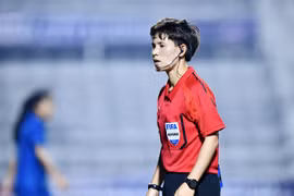 Trọng tài Lê Thị Ly. (Ảnh: VFF)