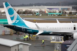 Máy bay 737 MAX 9 tại nhà máy của Boeing ở Renton, Washington, Mỹ. (Ảnh: AFP/TTXVN)