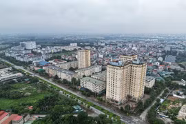 Quy mô sử dụng đất của dự án Khu công nghiệp Đông Anh là 299,45ha. (Ảnh: Tuấn Anh/TTXVN)