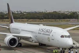 Máy bay của hãng hàng không Vistara. (Ảnh: AFP)