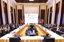 Quang cảnh Hội nghị Bộ trưởng Ngoại giao ASEAN lần thứ 57 (AMM 57). Ảnh: Xuân Tú/TTXVN)