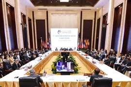 Quang cảnh Hội nghị Bộ trưởng Ngoại giao ASEAN lần thứ 57 (AMM 57). Ảnh: Xuân Tú/TTXVN)