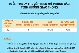 Quy định kiểm tra kiến thức để phục hồi giấy phép lái xe