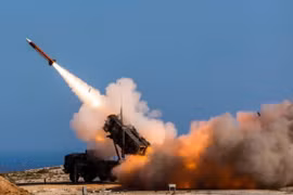 Hệ thống vũ khí Patriot được phóng tại Cơ sở phóng tên lửa của NATO ở Chania, Hy Lạp. Ảnh minh họa. (Nguồn: Associated Press)