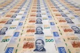 Đồng Peso của Mexico. (Ảnh: AFP/TTXVN)