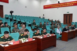 Các đại biểu tham dự khai mạc khóa huấn luyện. (Nguồn: Cổng thông tin điện tử Bộ Quốc phòng)