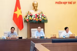 Chủ tịch Quốc hội Trần Thanh Mẫn phát biểu. (Ảnh: Doãn Tấn/TTXVN)