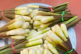 Củ niễng - đặc sản Nam Định. (Ảnh: Vietnam+)