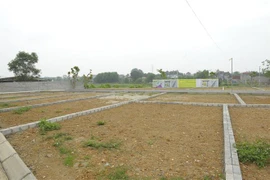 Một khu đất đã được phân lô để bán. (Ảnh minh họa: Mạnh Khánh/TTXVN)