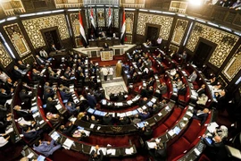 Một phiên họp Quốc hội ở Damascus, Syria. (Ảnh: AFP/TTXVN)