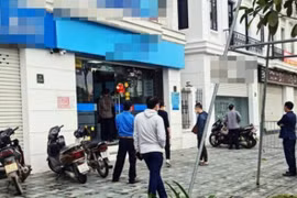 Hiện trường nơi xảy ra vụ cướp. (Nguồn: baogiaothong.vn)