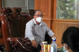 Ông Đặng Thanh Minh tại trụ sở Công an huyện Xuyên Mộc. (Ảnh: TTXVN phát)