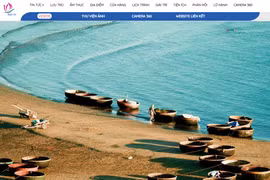 Cổng thông tin du lịch tại địa chỉ https://visitnghean.com. (Nguồn: Vietnam+)