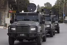 Xe bọc thép của lực lượng an ninh Palestine. (Nguồn: ynetnews.com)
