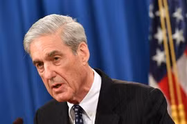 Công tố viên đặc biệt Robert Mueller trong một cuộc họp báo tại Bộ Tư pháp Mỹ ở Washington DC. (Nguồn: AFP/TTXVN)