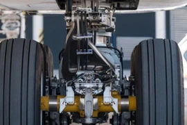 Bộ phận hạ cánh của máy bay. (Nguồn: New Straits Times)