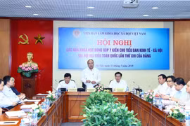 Thủ tướng Nguyễn Xuân Phúc phát biểu. (Ảnh: Thống Nhất/TTXVN)