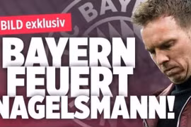Bayern Munich bất ngờ sa thải huấn luyện viên Julian Nagelsmann