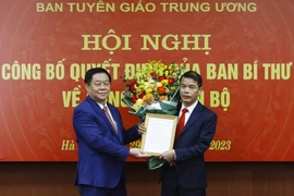 Ông Vũ Thanh Mai giữ chức Phó Trưởng ban Tuyên giáo Trung ương