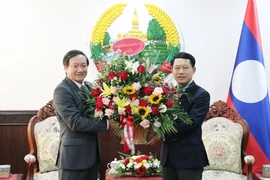 Đại sứ Việt Nam chúc Tết cổ truyền Boun Pi May năm 2023 của Lào